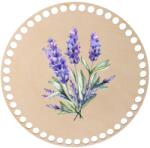 ATMOWOOD Fafedél kosárhoz - levendula Válasszon váltazatot: : 15 cm