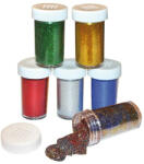 Playbox Glitter por, 6 szín, 20 g, 6 db, alapszínek (CKH2470600)