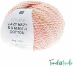 Rico Lazy Hazy Summer - 002 - lazacrózsaszín pamut-akril fonal