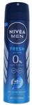 Nivea men deodorant spray fresh active 0%aluminium 48h protection