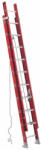Fistar Scară extensibilă din fibră de sticlă cu 20 trepte, înălțime până la 5, 26 m, roșie