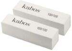 Kabos Buffer de unghii 100/100, alb - Kabos 2 buc