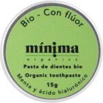 Minima Organics Pastă de dinți cu mentă și acid hialuronic, cu fluorură, 15 g - Minima Organics Natural Toothpaste Mint With Fluoride 15 g