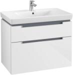 Villeroy & Boch Subway 2.0 fürdőszobai alsószekrény 2 fiókos glossy white A91400DH