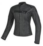 Spark Női bőr motoros kabát Spark Virginia fekete XL