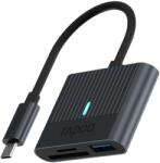 Rapoo Card Reader Rapoo USB 3.2 Gen 1 (3.1 Gen 1) Type-C Black (11415)