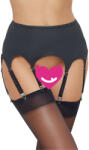 Cottelli Collection Elegant Matte Look Suspender Belt with 8 Straps 2340356 Black M
