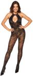 Cottelli Collection Fantasy Off Shoulder Backless & Crotchless Catsuit 2551365 Black