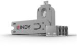 Lindy USB Portschlösser 4xWeiss mit Schlüssel (40454) (40454)