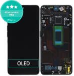 Oppo Reno 8 Pro CPH2357 - Ecran LCD + Sticlă Tactilă + Ramă (Glazed Black) OLED, Glazed Black