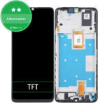 Honor X7a RKY-LX1 RKY-LX2 - Ecran LCD + Sticlă Tactilă + Ramă (Midnight Black) TFT, Midnight Black