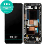 ASUS ROG Phone 7 AI2205_C - Ecran LCD + Sticlă Tactilă + Ramă (Phantom Black) OLED, Phantom Black