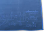 Pinguin Micro törülköző térkép 75 x 150 cm, Kék