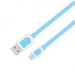 Astrum UD360 1M USB - micro USB bliszteres slim adatkábel kék - mobilehome