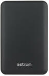 Astrum PB440 10000mAh fekete fémházas gyorstöltő PD power bank 22, 5W, 2X QC 3.0 USB-A, 1XUSB-C, li-polymer cellákkal, LED indikátorral - mobilehome