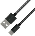 Astrum Verve UM30 USB - Micro USB bliszteres erősített adatkábel 2.0A, 1.0M fekete - mobilehome