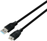Astrum USB - micro USB 3.0 adatkábel CB-U3AD12-BK