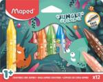 Maped Zsírkréta, vastag, MAPED Jungle Fever, 12 különböző színben (IMA861400) - pencart