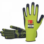 CERVA TB 700F ZEBRA kesztyű (HV sárga 10) (0108025499100)