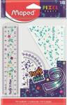 Maped Vonalzókészlet, műanyag, törhetetlen, 3 darabos, MAPED "Pixel Party Twist`n Flex" (3 db) (IMA981835)