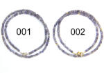  Colier Iolit Cub Fatetat 3x3 mm - Accesorii de Gold Filled - Argint 925 - 1 Buc