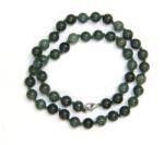  Colier din Agata Muschi Rotunda 8x8 mm - Accesorii de Metal