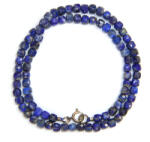  Colier Lapis Lazuli Cub Fatetat 5x5 mm - Accesorii Argint 925