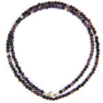  Colier din Sugilit Rotund Fatetat 2, 5x2, 5 mm - Accesorii Argint 925 - 1 Buc