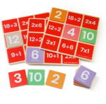 BIGJIGS Toys Bingo matematic - Inmultiri si impartiri (34022)