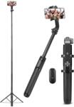 Spigen Selfie Stick pentru cu Surub 1/4 Telefon si GoPro - Spigen (S560W) - Black (KF2319324)
