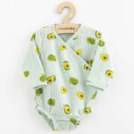 NEW BABY Csecsemő muszlin patentos body New Baby Avocado