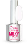 Crystal Nails Milky Top Gel - White 8ml