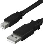 YENKEE USB A - USB B kábel, 3 m, YCU 016 BK (YCU 016 BK)