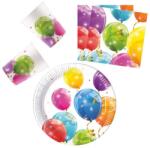 Javoli Sparkling Balloons, Lufis party szett 36 dbos 23 cmes tányér (PNN00081)