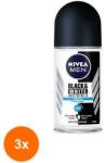 Nivea Men Invisible Black & White Fresh roll-on 3x50 ml