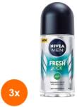 Nivea Men Fresh Kick roll-on 3x50 ml