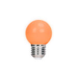 Forever Light LED izzó lámpa E27 G45 2W 230v narancssárga 5 db (RTV003601)