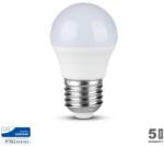 V-TAC led lámpa izzó kisgömb E27 G45 7W Samsung chip hideg fehér (868)