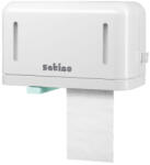 WEPA Satino Mini duo kistekercses toalettpapír tartó ABS műanyag, fehér (331084) - alphadenthigienia