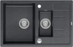 Quadron Morgan chiuveta graniteq 78x50 cm negru HB8224U8-BS_P2O (HB8224U8BSP2O) Chiuveta
