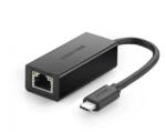 UGreen ADAPTOR RETEA Ugreen, 30287 extern, USB Type-C (T) la port 10/100 Mbps RJ-45, negru 30287 (timbru verde 0.18 lei) - 6957303832873 (30287)