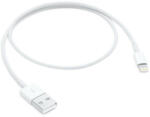 Apple Cablu incarcare si date 0.5Metri USB-A catre lightning IOS, in pachet ambalaj, alb