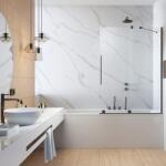 Radaway Paravan pentru cada de baie, Radaway Furo Brushed GunMetal PND II 10109888-92-01L, 10112844-01-01 (10109888-92-01L, 10112844-01-01)
