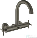 GROHE ATRIO kádtöltő csaptelep zuhanyszett nélkül, Brushed Hard Graphite 25268AL0 (25268AL0)