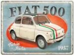 Fiat 500 (1957) Dombornyomott Fémtábla
