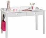 VIPACK Fehér lakkozott íróasztal Vipack Amori 130 x 60 cm (AMBU1314)