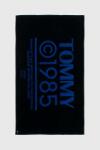 Tommy Hilfiger pamut törölköző sötétkék - sötétkék Univerzális méret - answear - 24 990 Ft