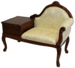Art-Pol Antik hatású egyszemélyes fiókos fotel 98x127x55cm (74494)