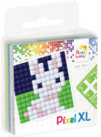 Pixelhobby Pixel XL szett 1 kis alaplappal, 4 XL színnel, mintával, nyuszi (PXL-27008) - mesescuccok