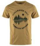 Fjällräven Forest Mirror T-shirt Men Tricou cu mânecă scurtă Fjällräven Buckwheat Brown L